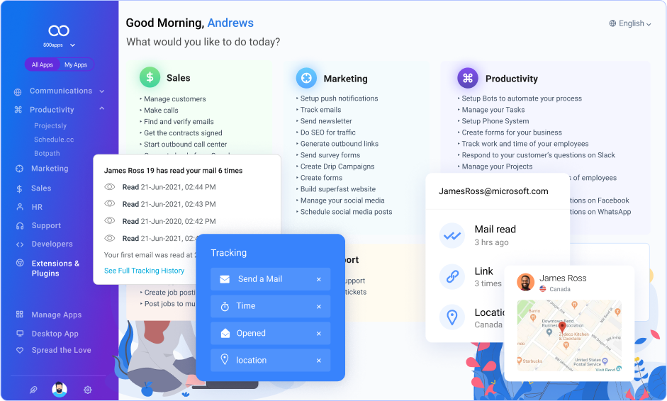 track email leave note